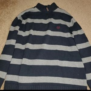 Men's Chaps 1/4 Zip Sweater Large